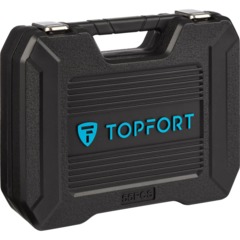 Набор инструмента TOPFORT 55 предметов 1/4 и 1/2 - фото 6