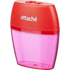 Точилка Attache, 2 отверстие, с контейнером, в ассорт - фото 7