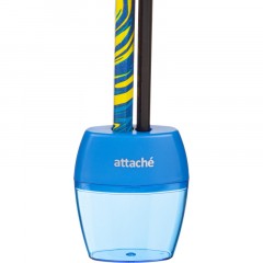Точилка Attache, 2 отверстие, с контейнером, в ассорт - фото 10