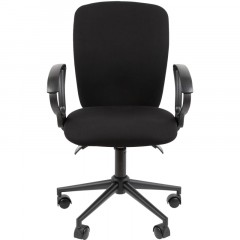 Кресло VT_Chairman 9801 ткань T08 черный Black Кресло VT_Chairman 9801 ткань T08 черный Black - фото 2