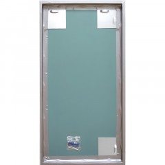 Зеркало МИР_в раме ПЛС 340х30х640 / 300х600 (365006102) белый - фото 3