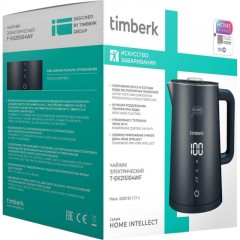 Чайник электрический Timberk T-EK21S104WF, 2200Вт, 1.7л, Wi-Fi, черный Чайник электрический Timberk T-EK21S104WF, 2200Вт, 1.7л, Wi-Fi, черный - фото 5