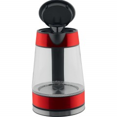 Чайник электрический SCARLETT SC-EK27G79, стекло, 2200Вт, 1.7л, красный - фото 6