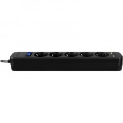 Сетевой фильтр SVEN SF-05LU 1,8 м (1,8м/5р,2xUSB(2.4А)) черный(SV-018832) Сетевой фильтр SVEN SF-05LU 1,8 м (1,8м/5р,2xUSB(2.4А)) черный(SV-018832) - фото 4