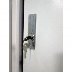 Шкаф-купе металлический 0MX_P_ШАМ-11.К 3 полки, 960х450х1860, серый Шкаф-купе металлический 0MX_P_ШАМ-11.К 3 полки, 960х450х1860, серый - фото 3