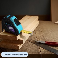 Рулетка 10мх25 мм с автостопом TOPFORT Prof Рулетка 10мх25 мм с автостопом TOPFORT Prof - фото 7