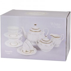 Набор чайный 15пр. White chic (6 персоны) v=190/280/435/1350мл , 0970024 Набор чайный 15пр. White chic (6 персоны) v=190/280/435/1350мл , 0970024 - фото 15