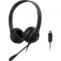 Гарнитура A4Tech HU-8 черный 2м накладные USB Гарнитура A4Tech HU-8 черный 2м накладные USB - фото 4