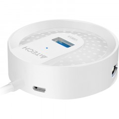 Разветвитель USB 3.0 A4Tech HUB-30 4порт. белый Разветвитель USB 3.0 A4Tech HUB-30 4порт. белый - фото 2