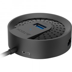 Разветвитель USB 3.0 A4Tech HUB-30C 4порт. черный - фото 2