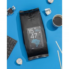 Кофе жареный в зернах 15/47 Brazil Original coffee blend, 100% Арабика, 1кг Кофе жареный в зернах 15/47 Brazil Original coffee blend, 100% Арабика, 1кг - фото 4