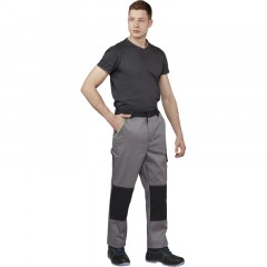 Брюки лет муж л27 св-сер/сер 112-116/170-176 - фото 5