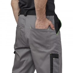 Брюки лет муж л27 св-сер/сер 112-116/170-176 - фото 9