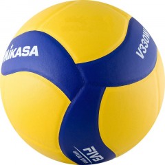 Мяч волейб. игровой. MIKASA V330W, р.5,FIVB желто-синий - фото 4