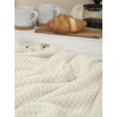 Плед TexRepublic Deco Ромбики Фланель 200х220 см Шампань Плед TexRepublic Deco Ромбики Фланель 200х220 см Шампань - фото 5