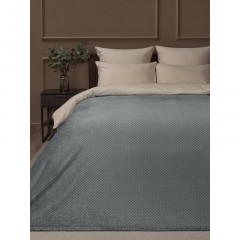 Плед TexRepublic Deco Ромбики Фланель 200х220 см Светло-серый Плед TexRepublic Deco Ромбики Фланель 200х220 см Светло-серый - фото 7