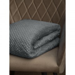 Плед TexRepublic Deco Ромбики Фланель 200х220 см Светло-серый Плед TexRepublic Deco Ромбики Фланель 200х220 см Светло-серый - фото 9