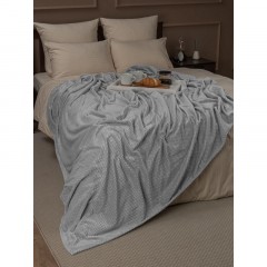 Плед TexRepublic Deco Ромбики Фланель 200х220 см Серый Плед TexRepublic Deco Ромбики Фланель 200х220 см Серый - фото 6