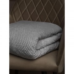 Плед TexRepublic Deco Ромбики Фланель 200х220 см Серый Плед TexRepublic Deco Ромбики Фланель 200х220 см Серый - фото 9
