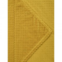 Плед TexRepublic Deco Ромбики Фланель 200х220 см Желтый Плед TexRepublic Deco Ромбики Фланель 200х220 см Желтый - фото 3