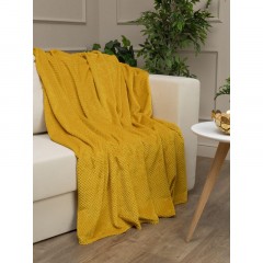 Плед TexRepublic Deco Ромбики Фланель 200х220 см Желтый Плед TexRepublic Deco Ромбики Фланель 200х220 см Желтый - фото 8