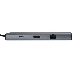 Разветвитель USB UGREEN CM498 (15600) USB-C to 3xUSB-A TF SD VGA RJ45 HDMI - фото 2