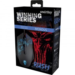 Мышь компьютерная Smartbuy RUSH Mondus проводная, черная (SBM-744G-K) /40 Мышь компьютерная Smartbuy RUSH Mondus проводная, черная (SBM-744G-K) /40 - фото 5