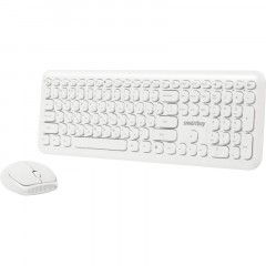 Набор клавиатура+мышь Smartbuy мультимедийный, белый (SBC-666395AG-W) - фото 3