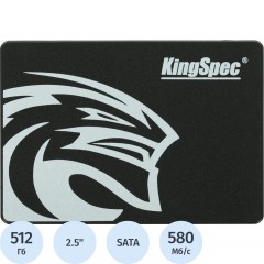 SSD накопитель Kingspec SATA-III 512GB 2.5(P3-512)