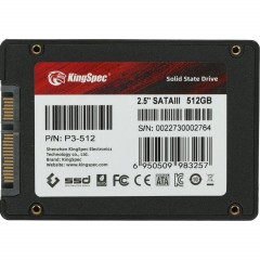 SSD накопитель Kingspec SATA-III 512GB 2.5(P3-512) - фото 4