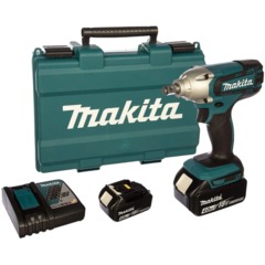 Гайковерт ак,18В,2х4АчLi-ion,0-3000у\м,190Нм,квад1\2,1.4кг,Makita DTW190RME - фото 4