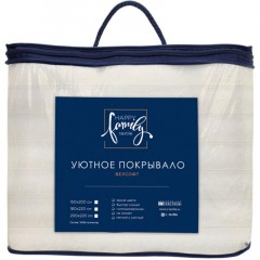 Покрывало 150х200 Happy Family велсофт Волна г/к №81 кремовый Покрывало 150х200 Happy Family велсофт Волна г/к №81 кремовый - фото 5