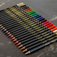 Карандаши цветные Kores Kolores 3-гран 3мм 24 цв/наб в металл.коробке 93325 - фото 6