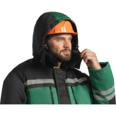 Костюм зим муж (куртка, пк) з03 зел/чер 104-108/170-176 - фото 10