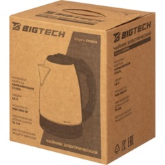 Чайник BigTech EK201M, 1,8л металл - фото 11