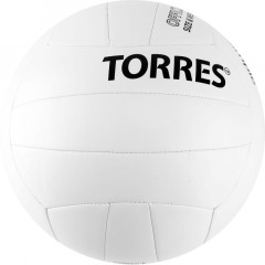 Мяч вол. TORRES Simple, V32105, р.5, синт.кожа (ТПУ), маш. сшивка,бел-чер - фото 2