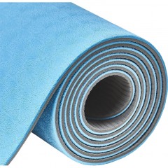 Коврик для йоги TORRES Comfort 4, YL10064, TPE 4 мм, нескольз, сине-серый Коврик для йоги TORRES Comfort 4, YL10064, TPE 4 мм, нескольз, сине-серый - фото 3