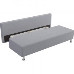 Диван - кровать SAL_0MX_МАРЛО рогожка Лагуна Светло-серый - фото 4