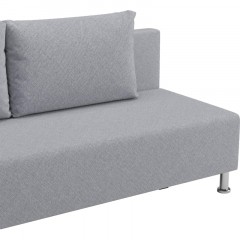 Диван - кровать SAL_0MX_МАРЛО рогожка Лагуна Светло-серый - фото 5