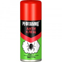 Средство от насекомых Инсектоакарицид Рефтамид Экстра Антиклещ 100 мл