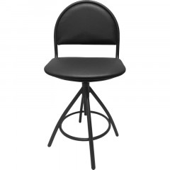 Стул лабораторный КО_EChair 232 PU РС01.00.61Т1 (РС 61Т1/61) к/з чер, винт - фото 2