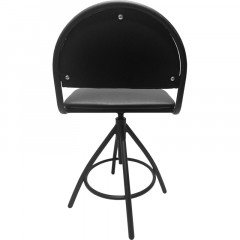 Стул лабораторный КО_EChair 232 PU РС01.00.61Т1 (РС 61Т1/61) к/з чер, винт - фото 4