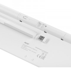 Клавиатура Acer OKR301 бел/серебр беспровод USB BT/Radio (ZL.KBDEE.015) Клавиатура Acer OKR301 бел/серебр беспровод USB BT/Radio (ZL.KBDEE.015) - фото 9
