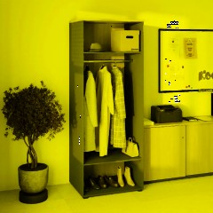 Корпус гардероба К-Loft 241H002 выс.2106 дуб скандин./графит - фото 2