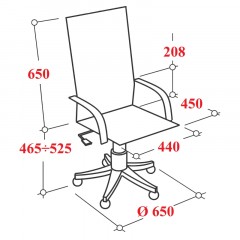 Кресло VT_Chairman 611 ткань OS-01 черная Кресло VT_Chairman 611 ткань OS-01 черная - фото 4