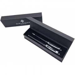 Набор пишущих принадл. Diplomat Me pen (black) шарик.и пер.ручки, D41201060 Набор пишущих принадл. Diplomat Me pen (black) шарик.и пер.ручки, D41201060 - фото 4