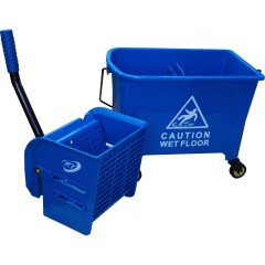 Ведро пластиковое с отжимом 20л синее NV-10250-B - фото 3