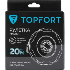 Рулетка геодезическая TOPFORT Master 20 м х 15 мм в прорезин корп (2019129) Рулетка геодезическая TOPFORT Master 20 м х 15 мм в прорезин корп (2019129) - фото 6