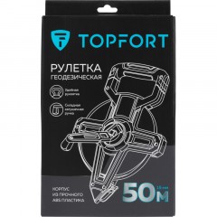 Рулетка геодезическая TOPFORT Geo 50 м х 15 мм (2019142) Рулетка геодезическая TOPFORT Geo 50 м х 15 мм (2019142) - фото 7