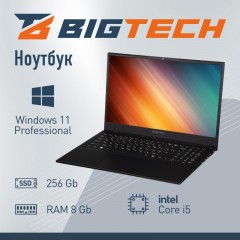 Ноутбук BigTech R157 (R157-I4A8W) i5-1235U/8Gb/256Gb SSD/15.6/W11P Ноутбук BigTech R157 (R157-I4A8W) i5-1235U/8Gb/256Gb SSD/15.6/W11P - фото 2